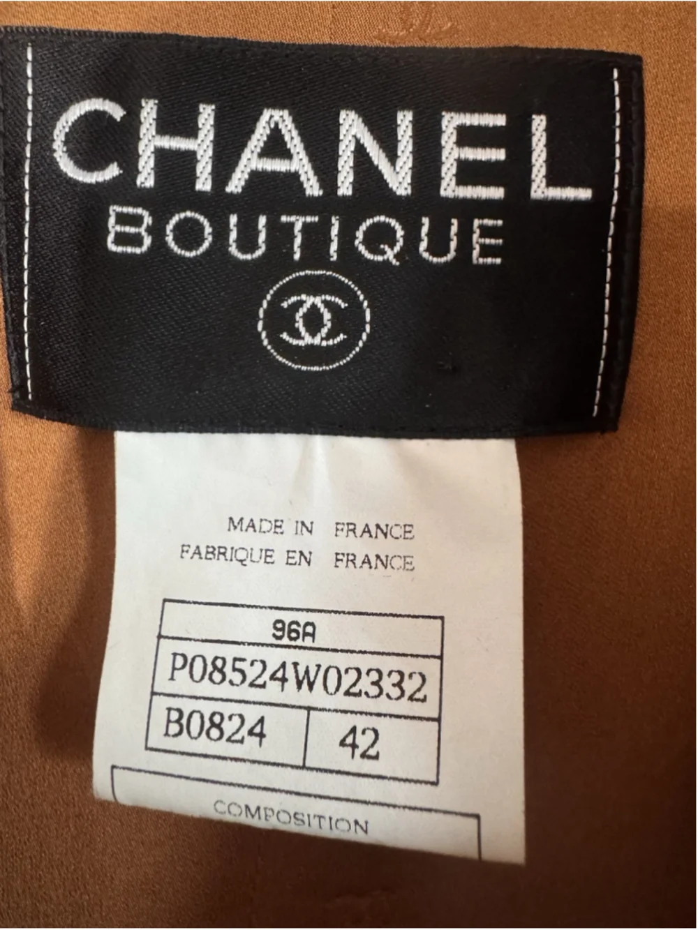 Authentic Chanel Runway 3 Pc Ensemble Coat Top Pants Silk Lurex France 42